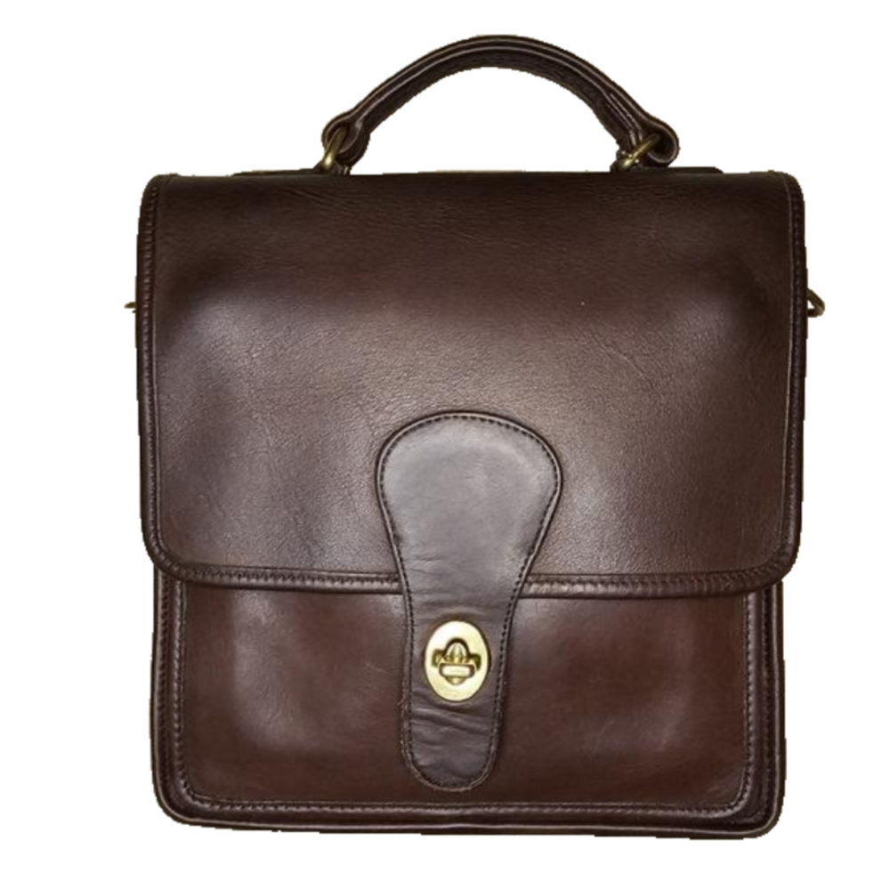 Vintage Coach Station Bag Brown EUC
